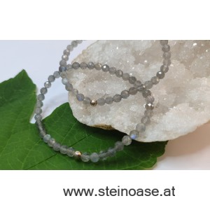 Armband Labradorit facettiert 4mm